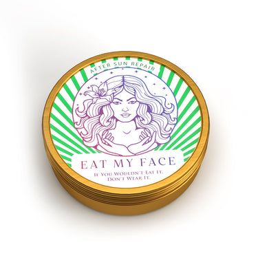 flat lay of after sun repair